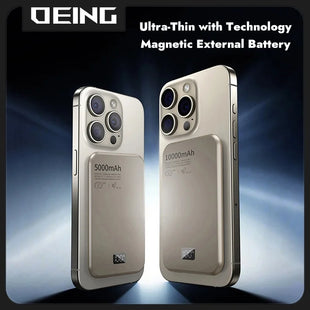 New 10000mAh Slim Magnetic Wireless Power Bank 20W