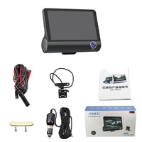 FHD 1080P Auto Recorder Dash Cam 3 Camera Lens Registrator with Rear View