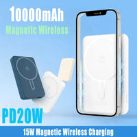 10000mAh Portable Magnetic 22.5W Wireless Fast Charging Power Bank