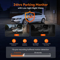 Vantrue E3 DashCam 3 Channel 2.7K WiFi with STARVIS IR Night Vision