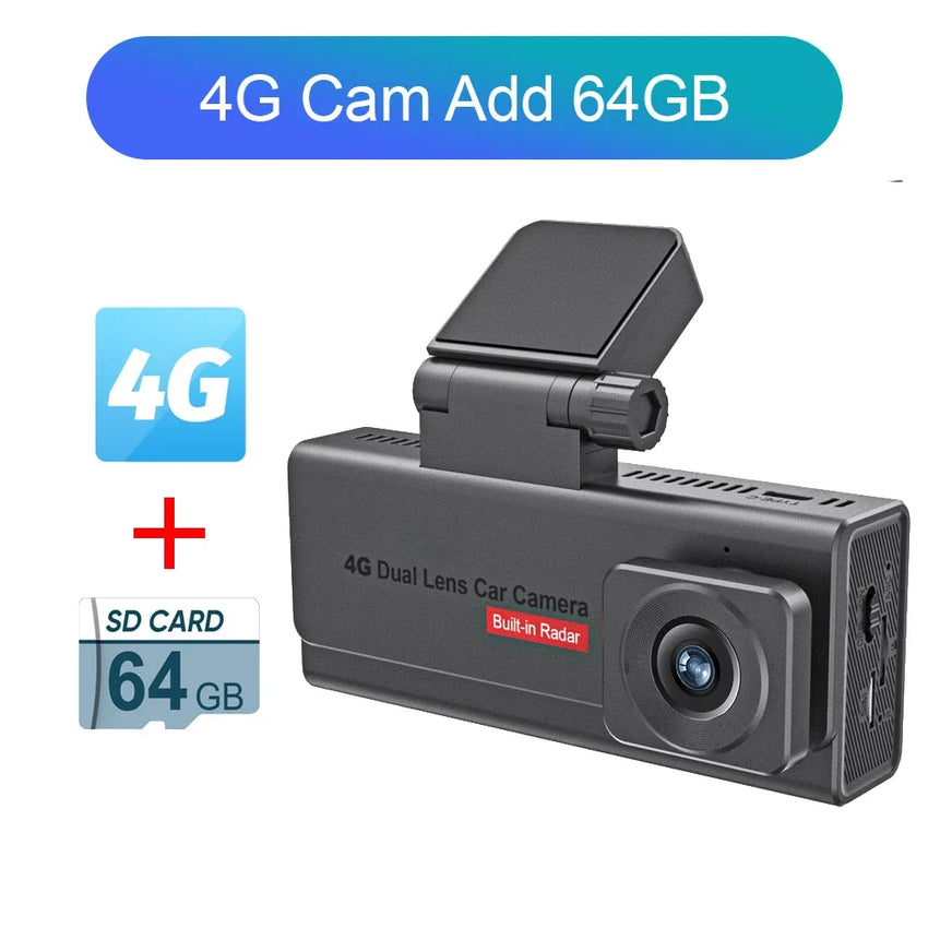 4K Front and Rear Mini Dashcam