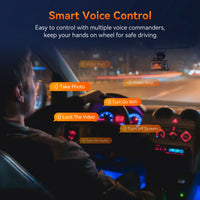 Vantrue E3 DashCam 3 Channel 2.7K WiFi with STARVIS IR Night Vision