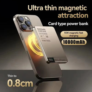 10000mAh PD25W Magnetic Wireless Fast Charging Power Bank
