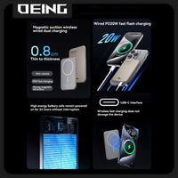New 10000mAh Slim Magnetic Wireless Power Bank 20W