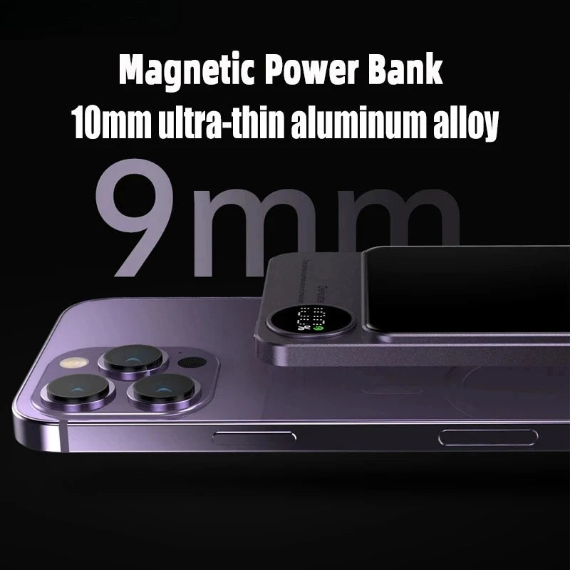 Slim Magnetic Power Bank 5000mAh 10000mAh
