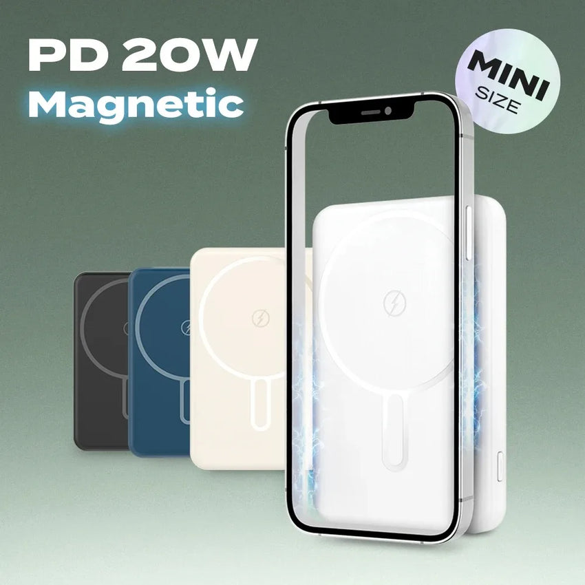 10000mAh Portable Magnetic 22.5W Wireless Fast Charging Power Bank
