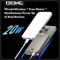 New 10000mAh Slim Magnetic Wireless Power Bank 20W