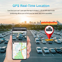 LS VISION 4K 4G Sim Car Surveillance Camera Dual Lens
