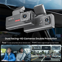 LS VISION 4K 4G Sim Car Surveillance Camera Dual Lens