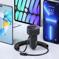 Fast Charging PD 30W Type-C Car Charger With Night Vision Design